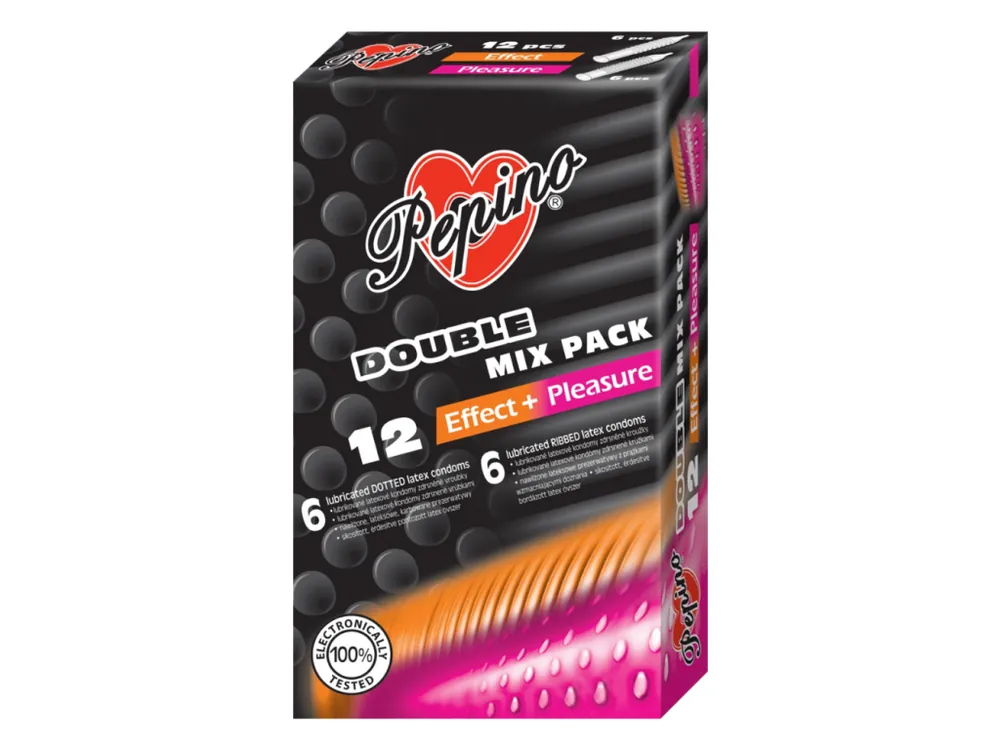 Poslední Šance Pepino kondomy 12 ks Double Mix