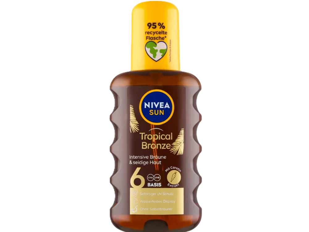 Výhodná Nabídka Nivea Sun olej na opalování SPF 6 200 ml Tropical Bronze