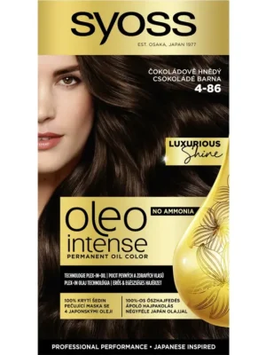 Syoss barva na vlasy Oleo Intense 4-86 Čokoládově hnědý Super Cena