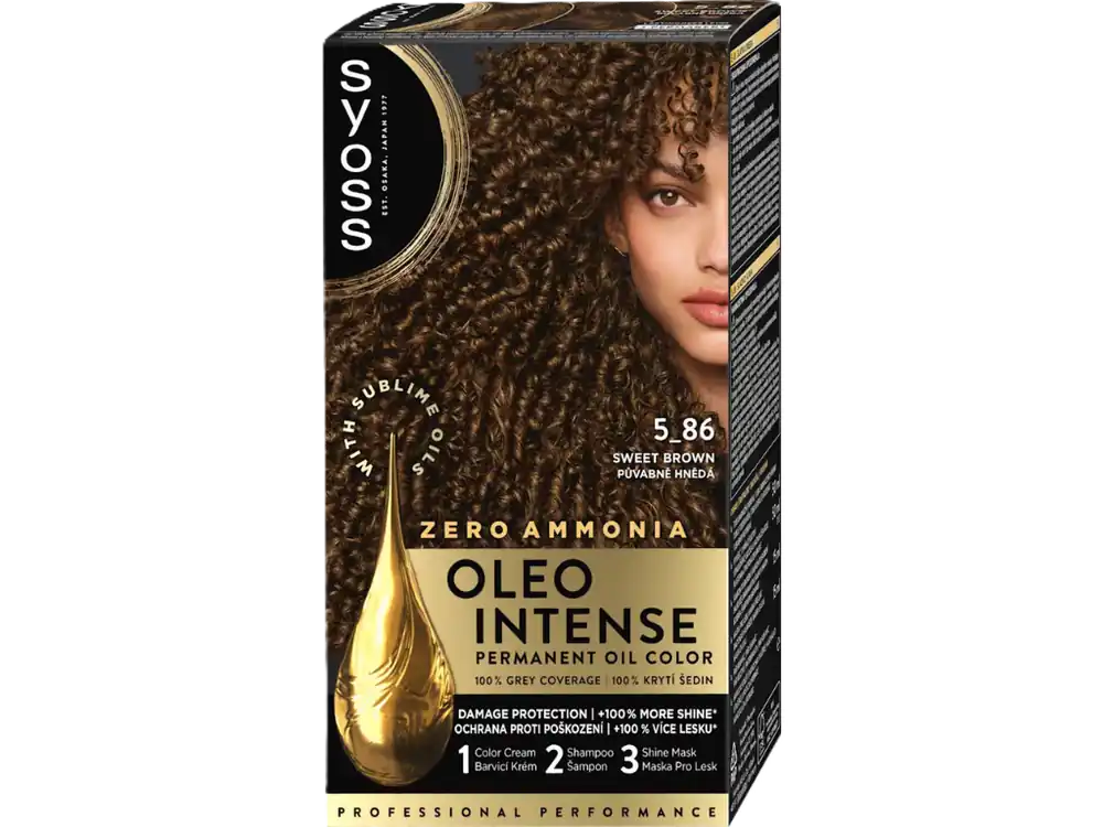 Objednat Nyní Syoss barva na vlasy Oleo Intense 5-86 Půvabně hnědá