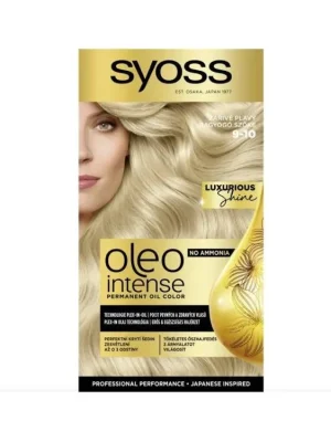 Nová Kolekce Syoss barva na vlasy Oleo Intense 9-10 Zářivě plavý