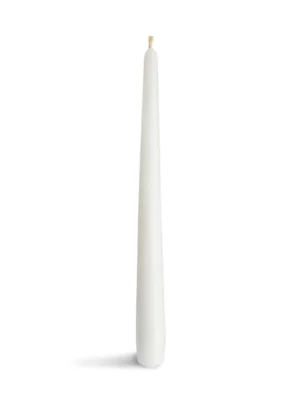 Bispol Aura svíčka konická 1 ks bílá 23x245 mm Nová Kolekce
