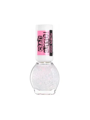 Omezená Nabídka Miss Sporty lak na nehty 7 ml Crazy Glitter 030 růžový třpyt