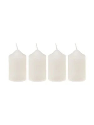 Cenový Hit Bony adventní svíčky 4 ks 40x65 mm Bílé