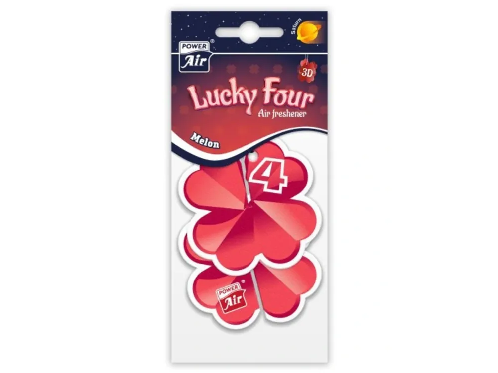 Autentický Power Air osvěžovač vzduchu do auta Lucky Four 3D Melon