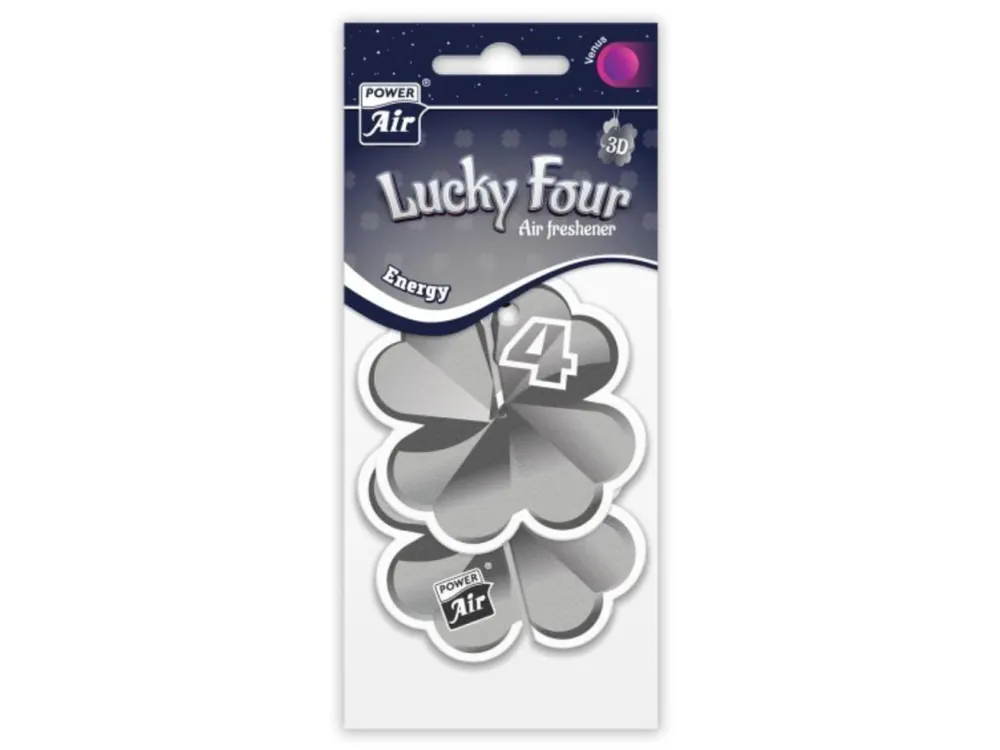 Koupit Online Power Air osvěžovač vzduchu do auta Lucky Four 3D Energy