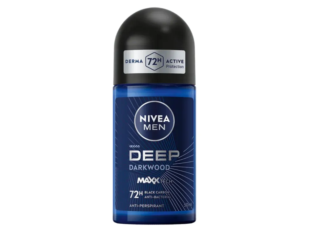 Nivea Men antiperspirant roll-on 50 ml Deep Darkwood Black Carbon Nakupujte Hned