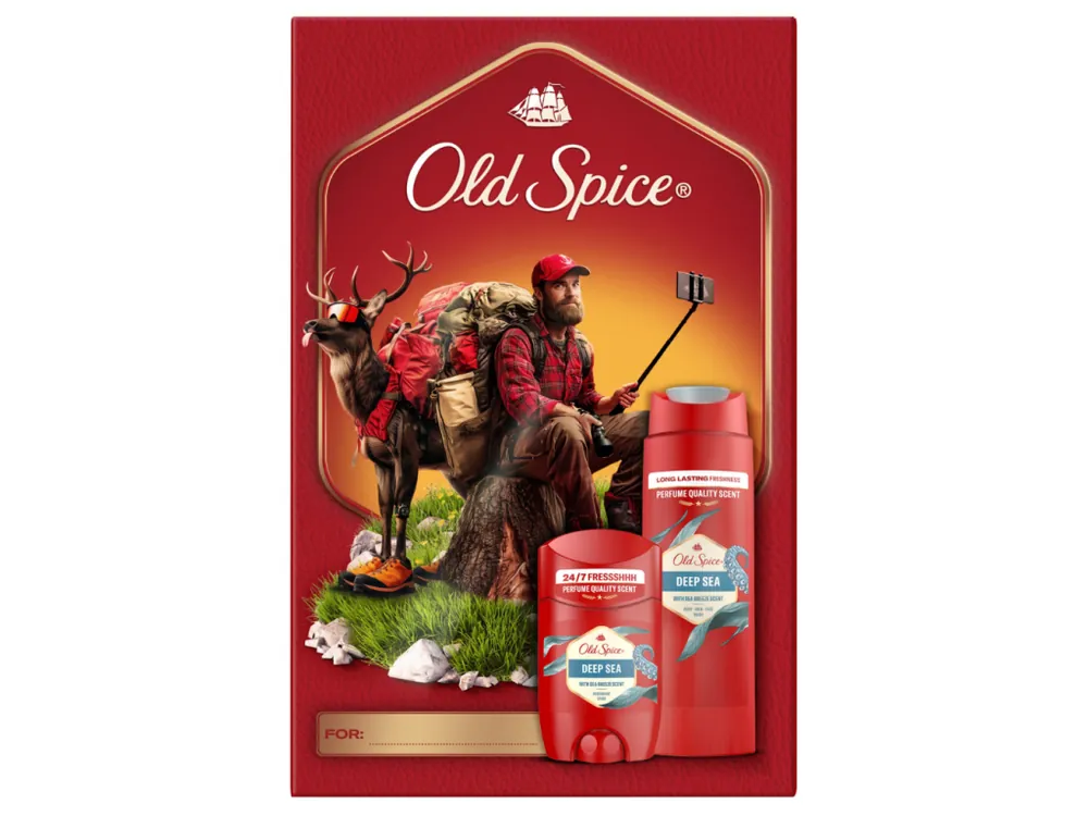 Old Spice dárková sada Deep Sea (sprchový gel 250 ml + deostick 50 ml) Aktuální