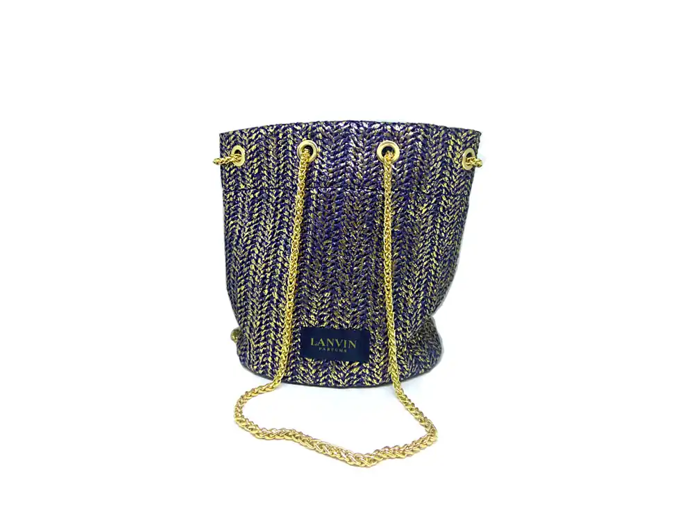 Lanvin kosmetická taška Gold Blue Vrácení Zdarma