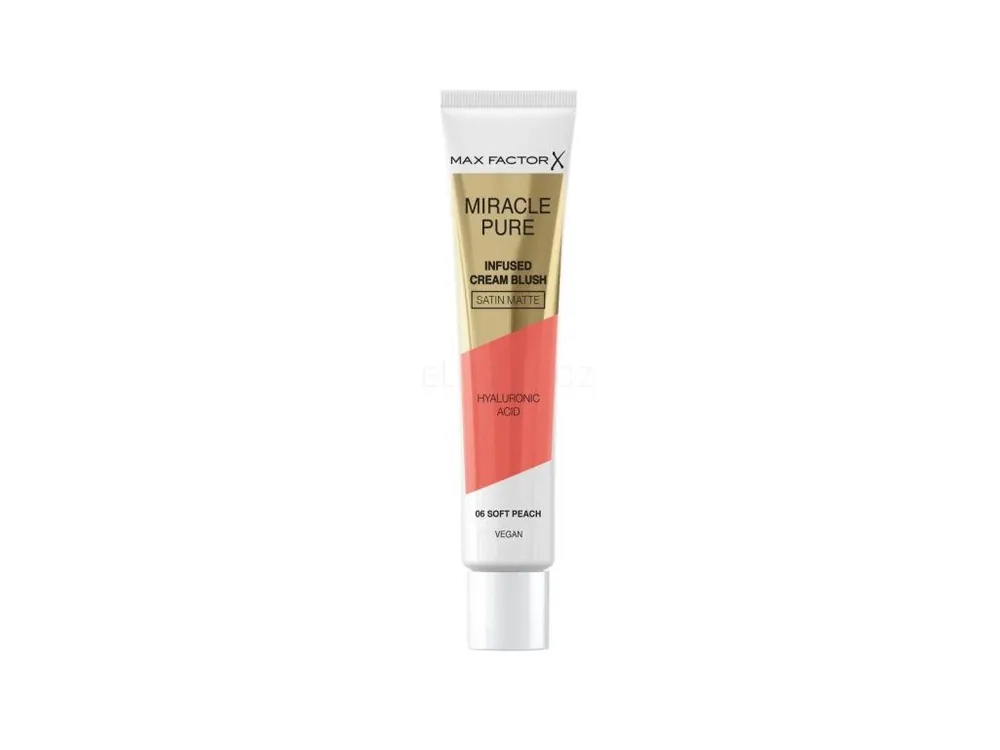 Max Factor tekutá krémová tvářenka 15 ml Miracle Pure 06 Soft Peach Jen Po Omezenou Doba