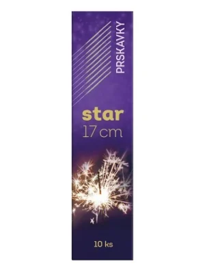 Star prskavky 17 cm 10 ks Dokud Zásoby Vydrží