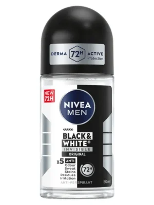 Nivea Men antiperspirant roll-on 50 ml Invisible Black & White Original Tovární Cena