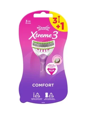 Wilkinson Sword dámské jednorázové holicí strojky Xtreme3 Comfort 4 ks Cenová Bomba