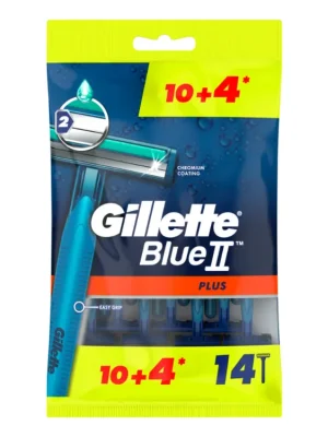 Must-Have Gillette jednorázové holicí strojky Blue2 Plus 10 + 4 ks zdarma