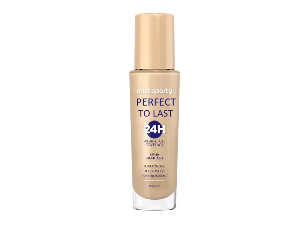 Miss Sporty make-up Perfect To Last 24h 30 ml 10 Ivory SPF 20 Sezónní Sleva