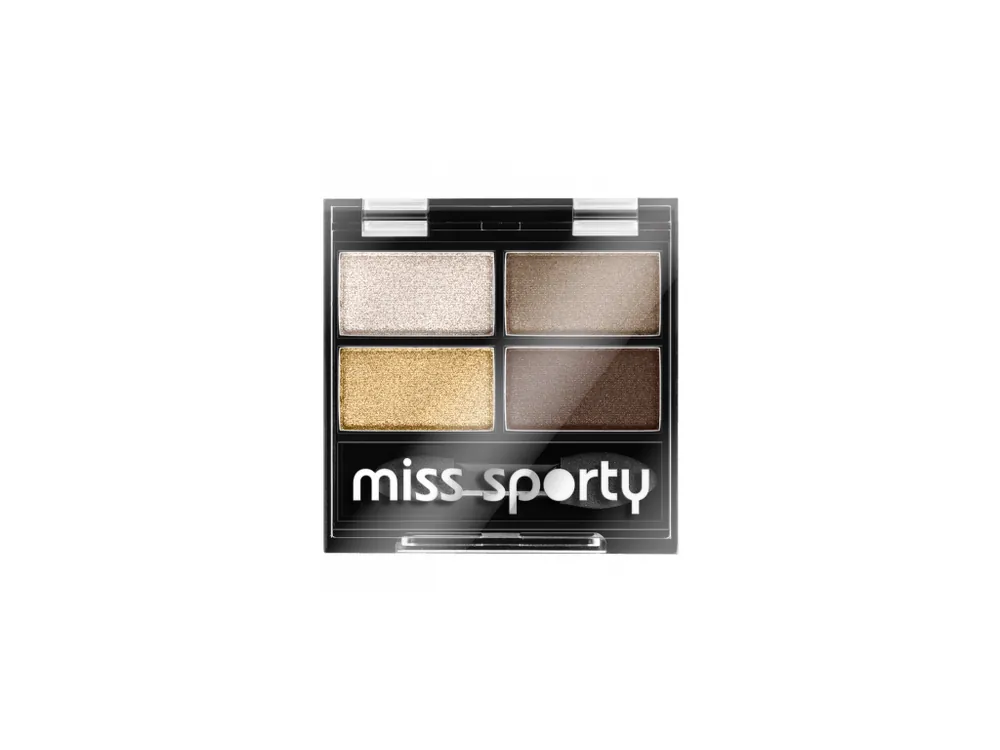 Miss Sporty oční stíny Colour Quattro 3,2 g 413 100% Golden Expresní Doručení
