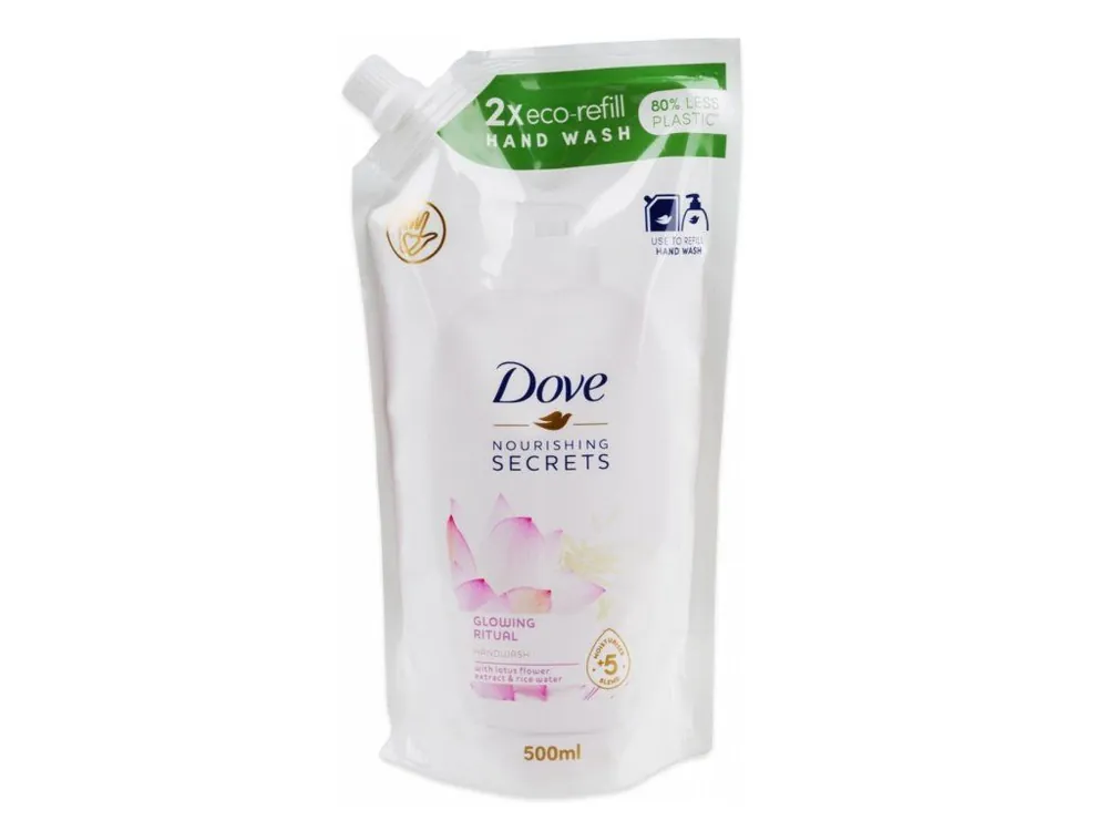 Dove tekuté mýdlo 500 ml náhradní náplň Lotus Flower & Rice Water Kup Teď