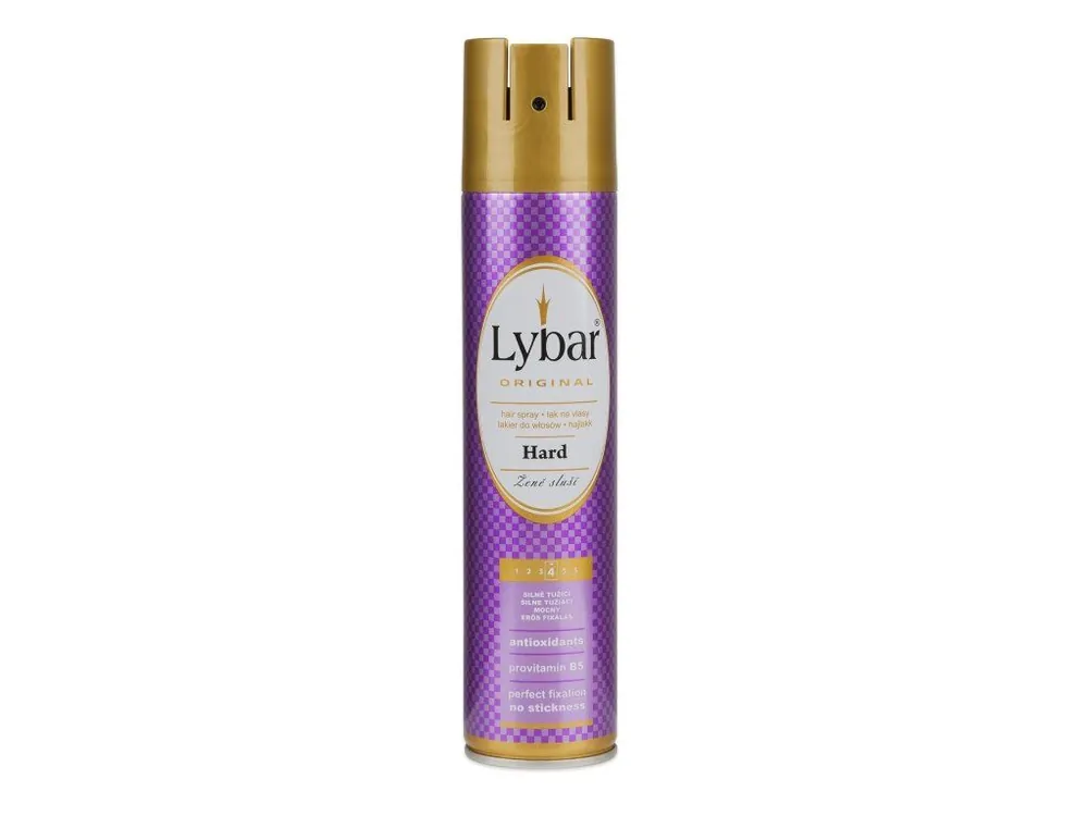 Lybar lak na vlasy 250 ml Hard Silně tužící 4 Tovární Cena