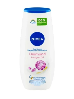 Značkový Nivea sprchový gel 250 ml Diamond & Argan Oil