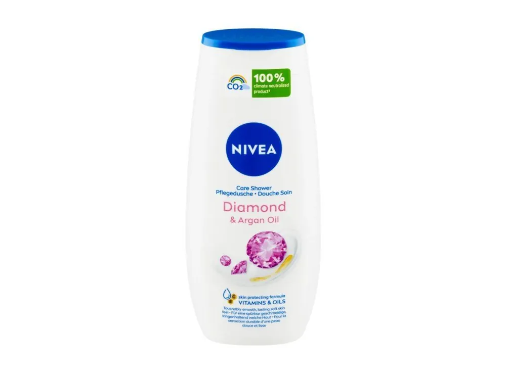 Značkový Nivea sprchový gel 250 ml Diamond & Argan Oil