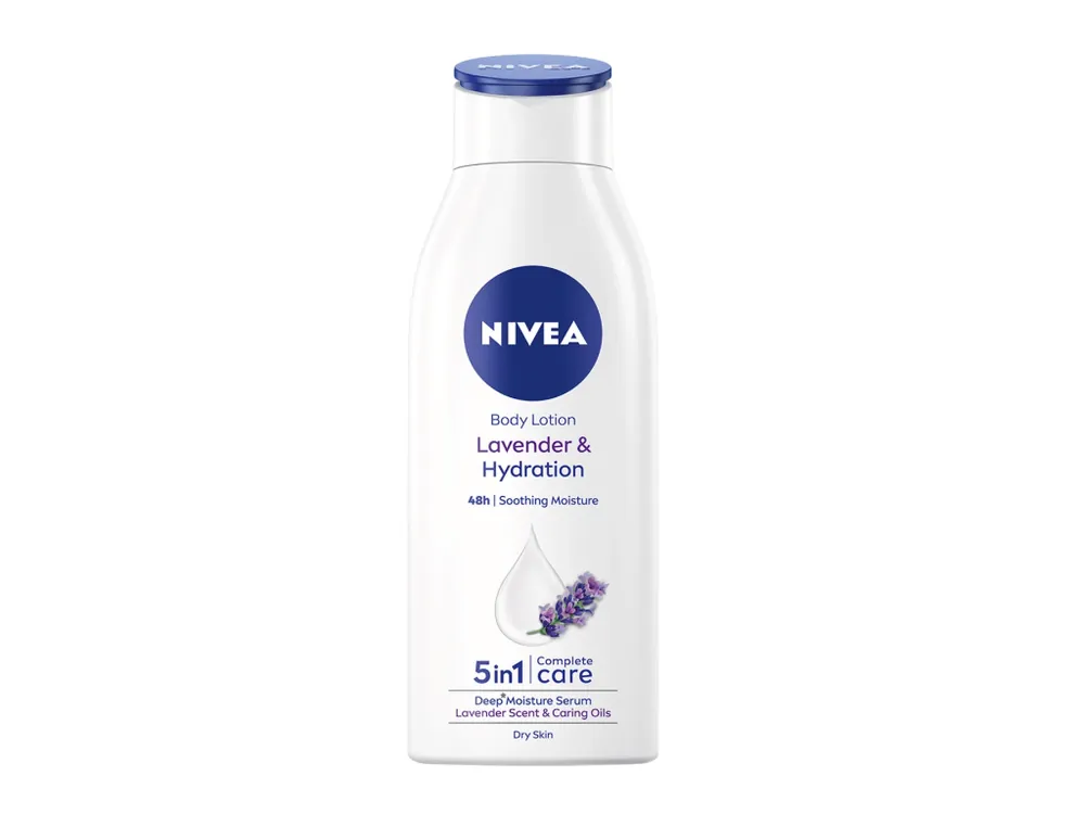Nivea tělové mléko 400 ml Lavender & Hydration Rychlé Dodání