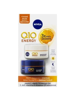 Nakupujte Hned Nivea Duo denní + noční krém 2x50 ml Q10 Energy proti vráskám