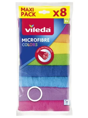 Vileda univerzální mikrohadřík 8 ks Colors 30x30 cm Ověřený