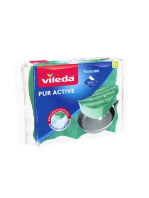 Nakupujte Hned Vileda houbičky střední Pur Active 2 ks
