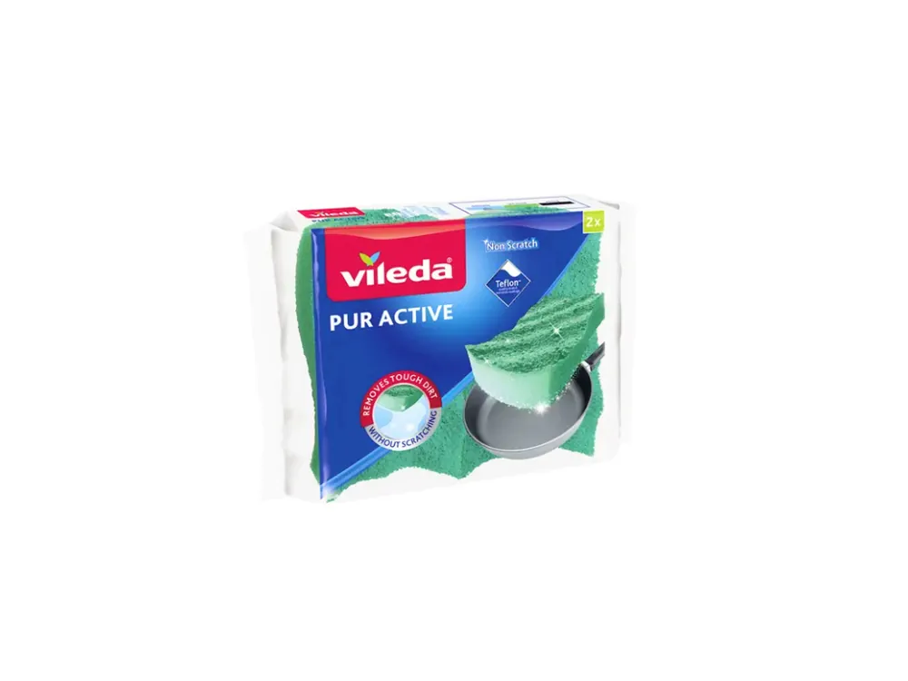 Nakupujte Hned Vileda houbičky střední Pur Active 2 ks