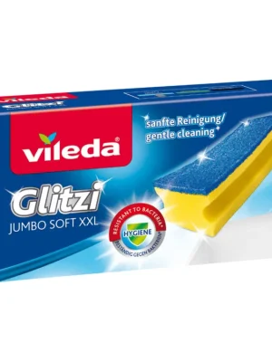 Vileda houbička 1 ks Glitzi Jumbo Soft XXL Vysoce Kvalitní