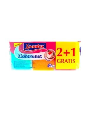 Spontex houbičky Colormax 2+1 zdarma Ověřený