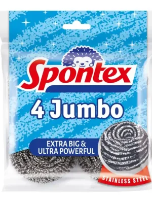Levný Spontex kovové drátěnky 4 ks Jumbo