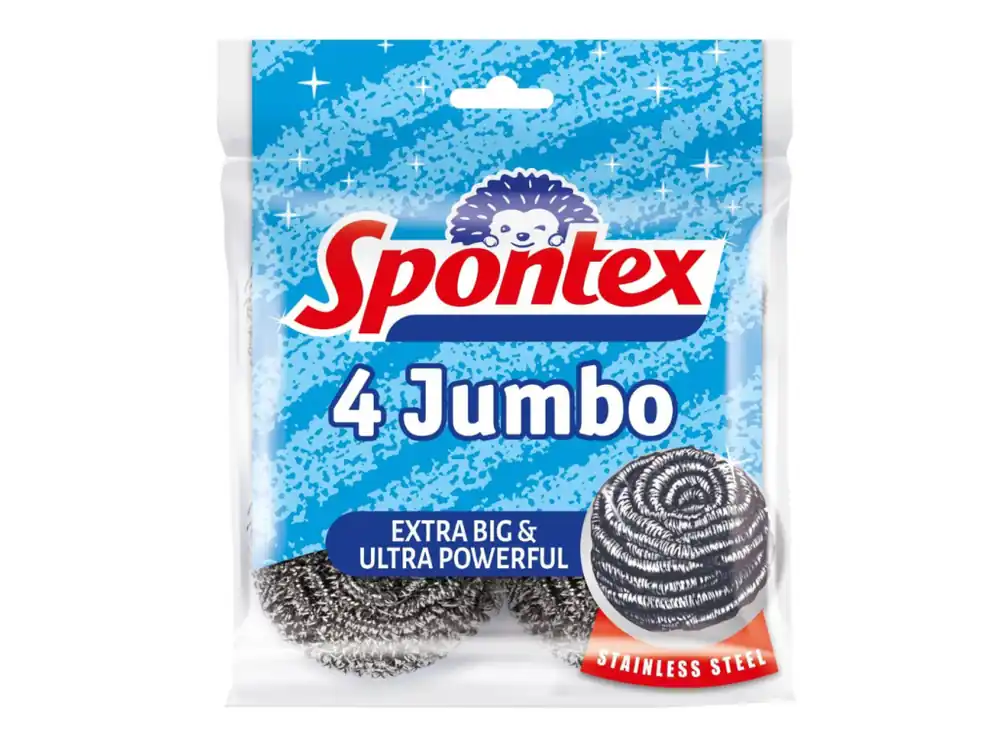 Levný Spontex kovové drátěnky 4 ks Jumbo