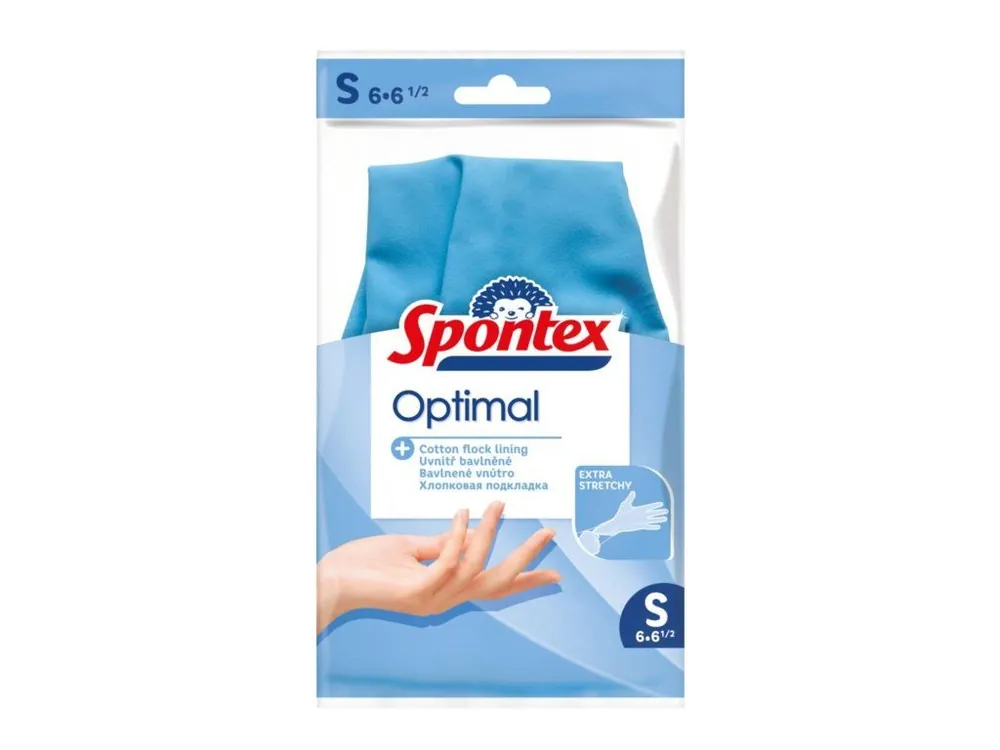 Spontex gumové rukavice Optimal S 6-6,5 Přímo Od Výrobce