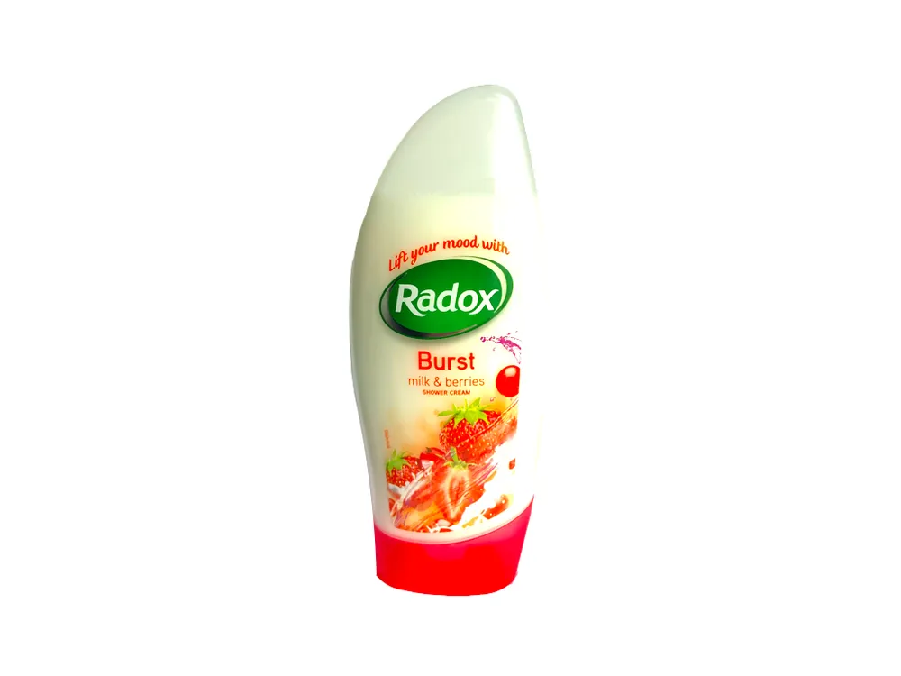 Nízká Cena Radox sprchový gel 250 ml Burst Milk & Berries