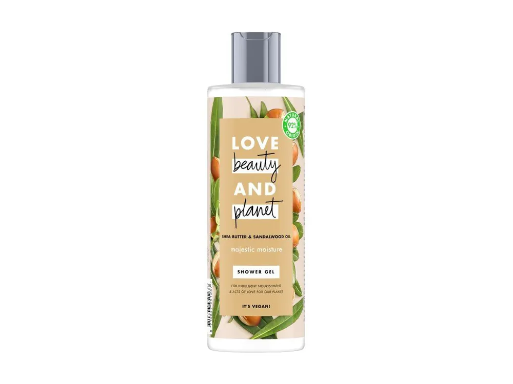 Love Beauty and Planet sprchový gel 500 ml Shea Butter & Sandalwood Oil Cenově Výhodný