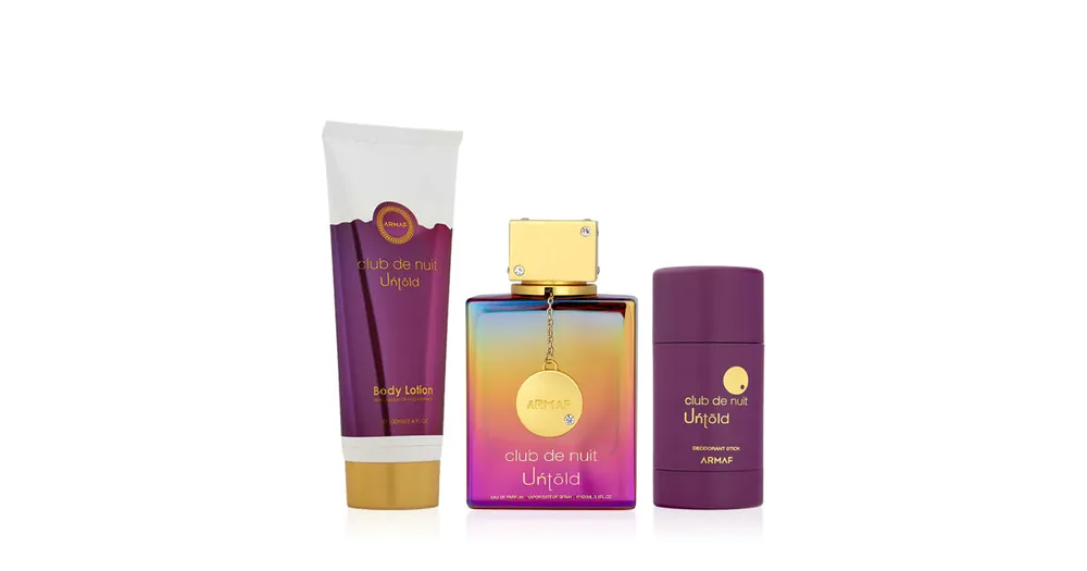 Nejprodávanější Armaf Club de Nuit Untold EDP 105 ml + DST 75 g + BL 100 ml UNISEX