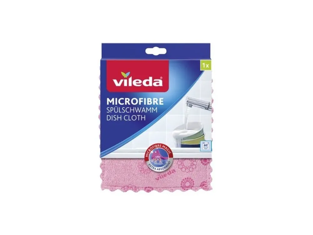 Vileda mikrohadřík na nádobí 20x17 cm Spülschwamm Rychlé Dodání
