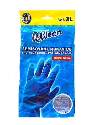 Aktuální Q-Clean gumové rukavice XL 10 semišované