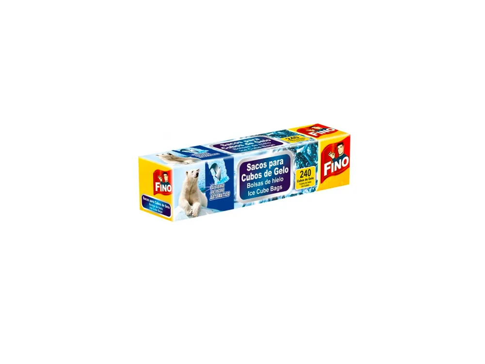Zlevněný Fino sáčky na ledové kostky 240 kostek