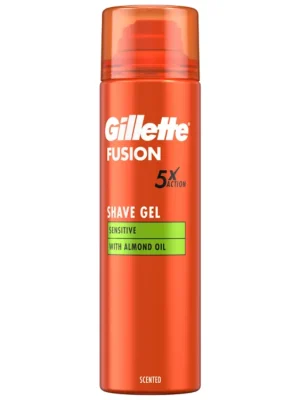 Akce Gillette gel na holení 200 ml Fusion Sensitive