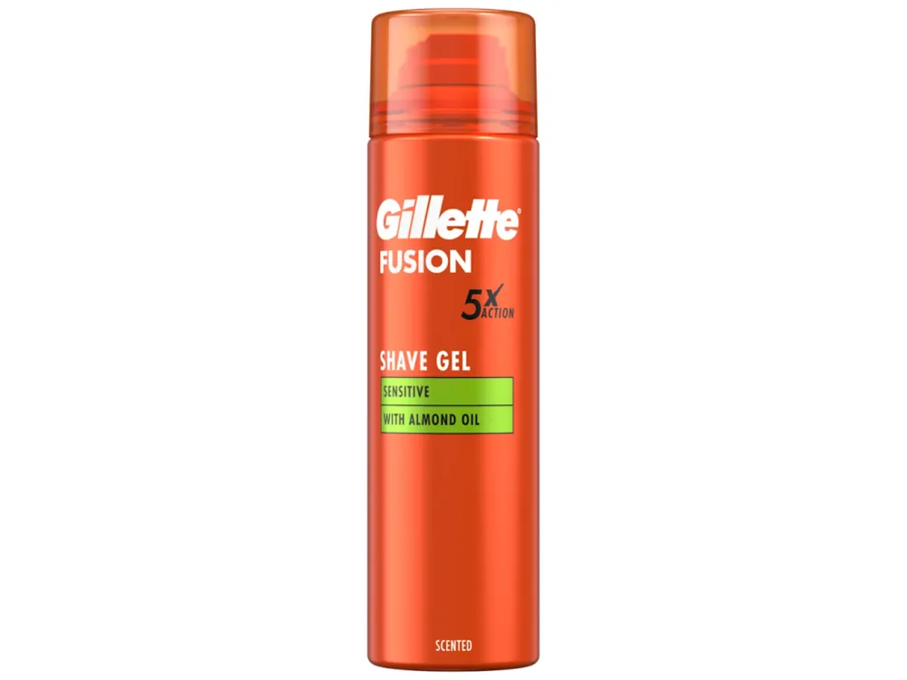 Akce Gillette gel na holení 200 ml Fusion Sensitive