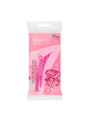 Bezpečná Platba Wilkinson Sword dámský jednorázový holící strojek Duplo Beauty 5 ks