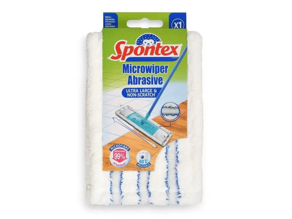 Finální Výprodej Spontex náhradní mop Microwiper Abrasive 44x14 cm
