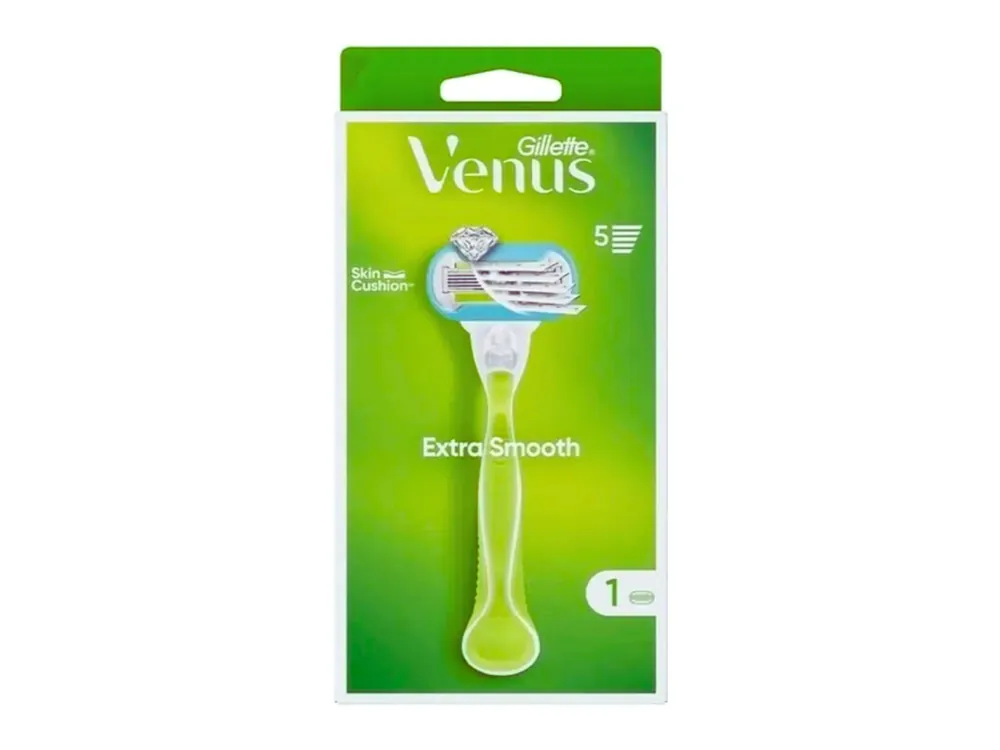 Gillette Venus Extra Smooth strojek + 1 holicí hlavice Oblíbený