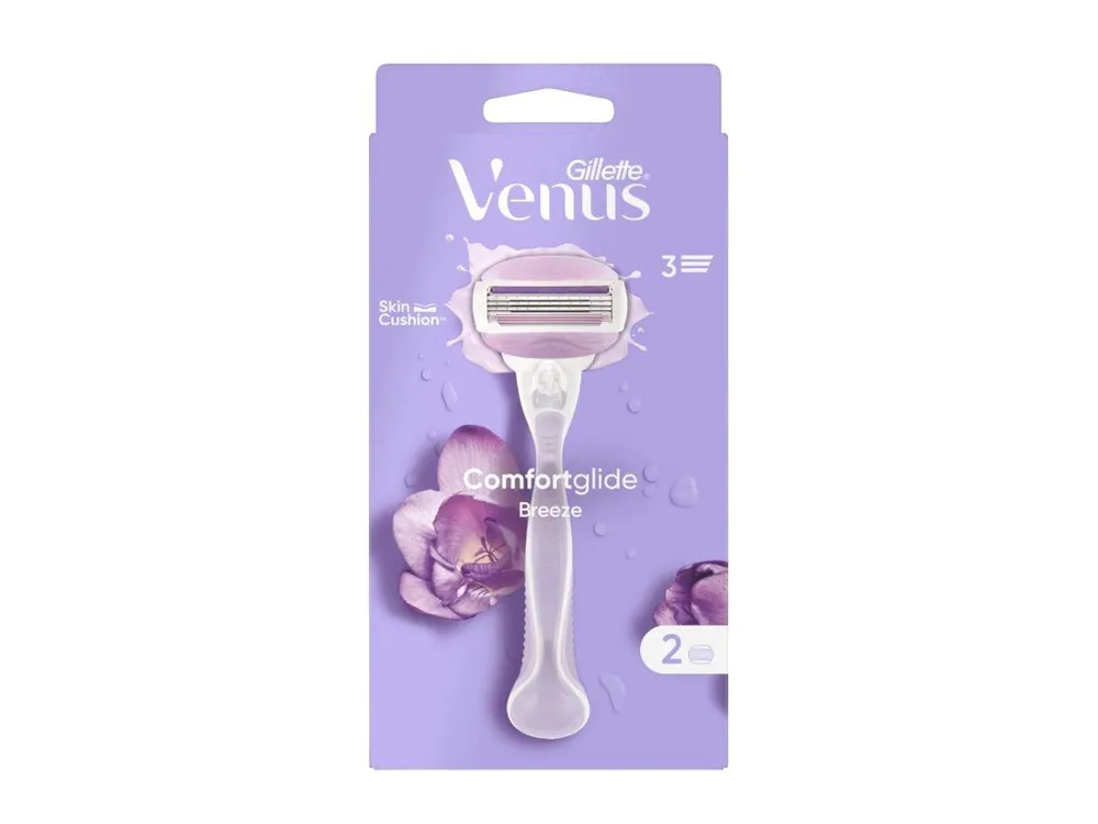 Finální Výprodej Gillette Venus Breeze Comfortglide strojek + 2 holicí hlavice