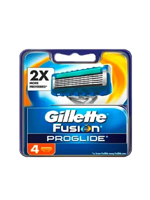 Gillette náhradní hlavice Fusion Proglide 4 ks Vrácení Zdarma
