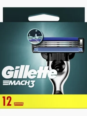 Ověřený Gillette náhradní hlavice Mach3 12 ks