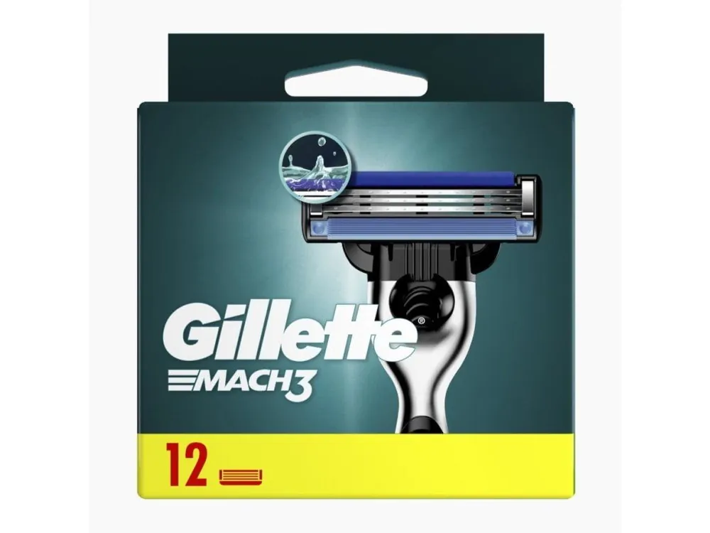 Ověřený Gillette náhradní hlavice Mach3 12 ks
