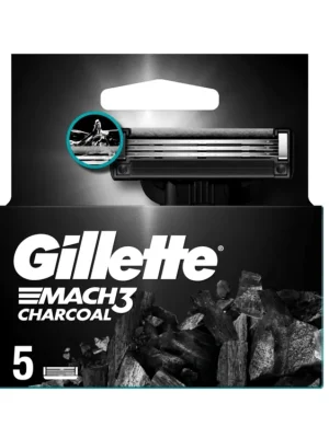 Nejlepší Volba Gillette náhradní hlavice Mach3 Charcoal 5 ks